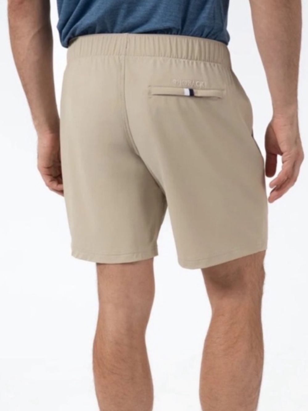 Rhoback Everyday Shorts Dune Beige 7.5in inseam 4 Way Stretch Athletic Men's 3XL